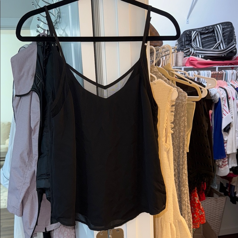 Forever 21 Black Backless Camisole Top